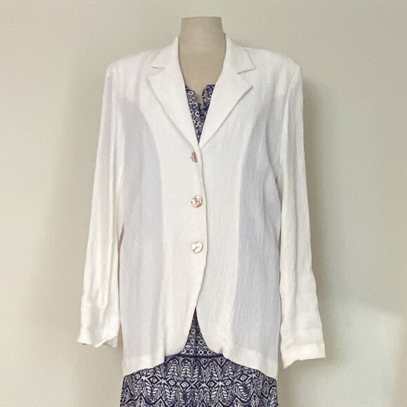 MDG White Summery Jacket - Picture 1 of 8